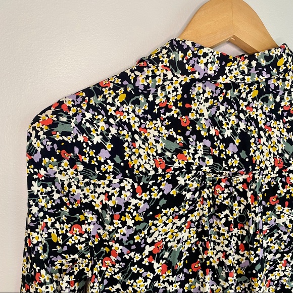 Anthropologie Maeve Matilda Button Down Long Sleeve Blouse XS - Picture 4 of 6